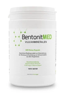 Bentonit MED 600 Detox-Kapseln  - Bild 1 von 3
