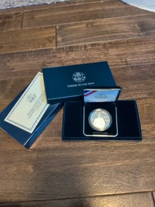 2004 Thomas Alva Edison Proof 90% Silver Dollar US Mint $1 Coin Box and COA - Picture 1 of 5