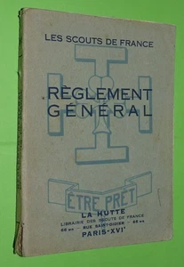 1935 SCOUT SCOUTISME CAMP MEUTE PATROUILLE SCOUTS FRANCE REGLEMENT GENERAL HUTTE - Imagen 1 de 4