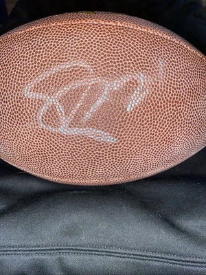 Patrick Peterson Signed Full Size Football PSA Cardinals Steelers - Image 1 of 3