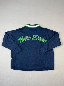 University Of Notre Dame Sweatshirt Herren L 1/4 Zip Fighting Irish Pullover - Bild 1 von 7