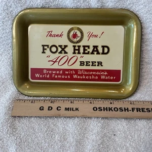 Fox Head 400 Beer Tip Tray, Waukesha Wisconsin - Picture 1 of 4