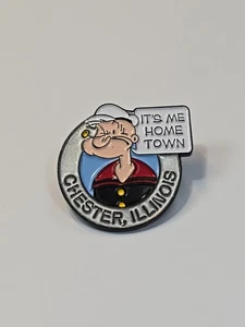 Chester Illinois Popeye It's Me Home Town Souvenir Lapel Pin - Picture 1 of 4