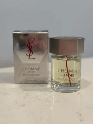 Yves St Laurent L’Homme Sport 3.3 100ml EDT. Discontinued. Full In Dented Box - Image 1 of 4