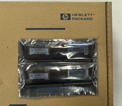 VINTAGE HP 2GB (2x1GB) 2Rx8 PC2-5300 ECC 416471-001 398706-051 (2pcs) - Image 1 of 2