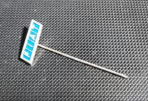 Fiat Anstecknadel lackiert blau massiv - Maße 20x5mm - Picture 1 of 1