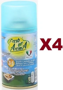 4PCS FRESH AROMA MATIC DEODORANT ROOM SMOKE EATER REFILL 250ML DEO SPRAY - Picture 1 of 2