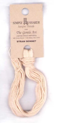 Gentle Art Simply Shaker Sampler Thread STRAW B 10 yds Cross Stitch Needlepoint - Image 1 of 2