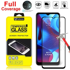 Protector de pantalla de vidrio templado para Moto G Pure/G Power/G Stylus 2023 cubierta completa - Imagen 1 de 8