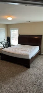 king bed frame and dresser - Picture 1 of 3
