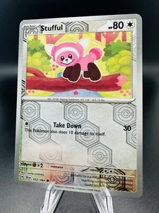 Pokemon TCG - Reverse Holo Stufful 52/64 - verhüllte Fabel 2024 - Bild 1 von 2
