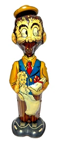 VINTAGE 1930'S MARX B.O. PLENTY W/BABY SPARKLE WINDUP TIN TOY - WORKS NICE! - Picture 1 of 7