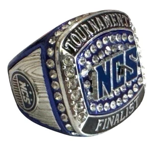 NCS Baseball National Finalist Sports Tournament Ring Size 12 Play Bat Ball - Picture 1 of 5