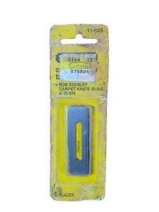 Stanley 2-1/4" Carbon Steel Double-Edge Cutting Replacement Blade 5 pk 11-525 - Picture 1 of 2