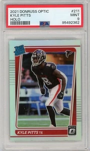 Kyle Pitts Donruss Optic Holo RC 2021 #211 PSA 9... - Imagen 1 de 2