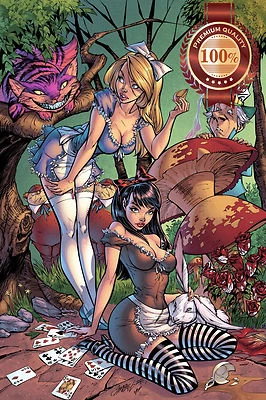 ALICE IN WONDERLAND SEXY STREET ART HOME DECOR ORIGINAL PRINT PREMIUM POSTER - Image 1 of 4