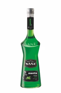 Minzsirup Sanz I Cocktailsirup aus Spanien, alkoholfrei. 0,7L, stilvolle Flasche - Bild 1 von 6