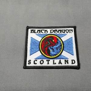 Black Dragon Scotland toppa 3"" x 2,5 - Foto 1 di 2