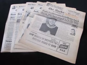5 numeri THE HOCKEY NEWS MAGGIO, GIUGNO, LUGLIO, AGOSTO E SETTEMBRE 1963 - Foto 1 di 11