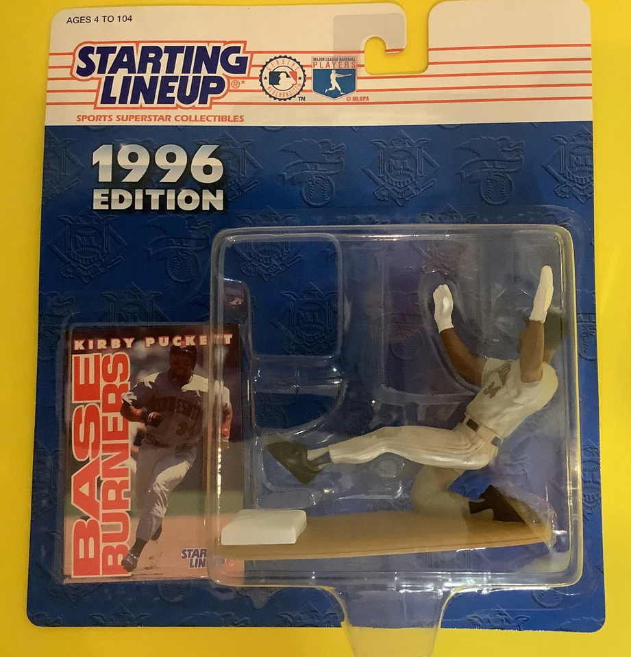 1996 Baseball Kirby Puckett base burner Action Figure Starting Lineup New Twins - Image 1 of 4