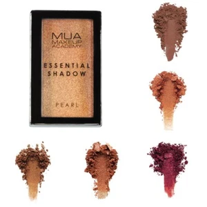 MUA ESSENTIAL EYE SHADOW SINGLE - GOLD, PINK, ROSE, BROWN - Picture 1 of 17