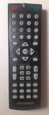 Sylvania SDVD6656 DVD Player Remote Control - Genuine & Tested With Back Cover - Image 1 of 4