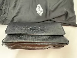 Comoy's of London Multi Pipe Leather Tobacco Pouch 900803 - Black - New - Picture 1 of 13