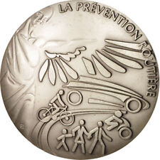 [#416281] France, Medal, La prévention routière, Automobile, SPL, Silvered bronz
