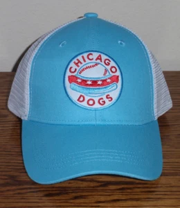 BWM Global Chicago Dogs Baseball Cap Adjustable Snap Back Trucker Hat Mesh - NEW - Picture 1 of 11