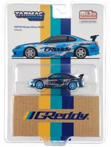 Chase NISSAN SILVIA S15 VERTEX RHD "GREDDY" 1/64 TARMAC WORKS T64G-023-GDY - Picture 1 of 1