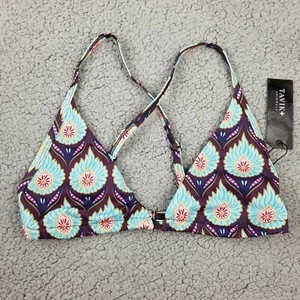 NWT Tavik Vivienne Womens Bikini Top Monaco Merlot Size Small - Bild 1 von 6