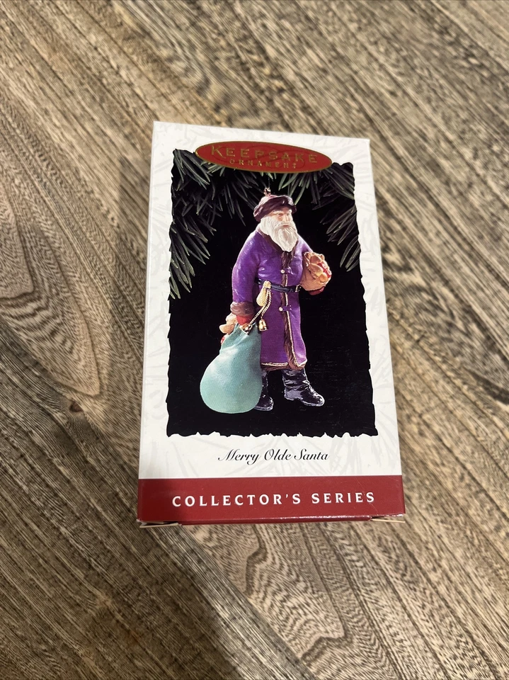 Hallmark Keepsake Ornament 1995 Feliz Olde Santa 6to en Serie Coleccionistas Nuevo de Lote Antiguo Foto 1 de 1