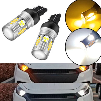 Pack de 2 luces de giro delanteras Switchback bombillas LED para Dodge Dart 2013-2016 Foto 1 de 4