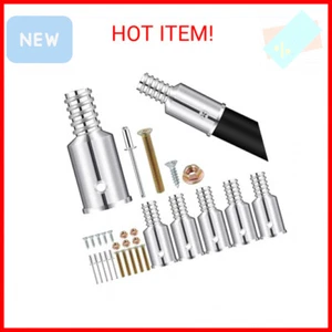 6Pcs Threaded Tip Replacement, Broom Handle Threaded End, Ultra Threaded Tip Rep - Picture 1 of 2