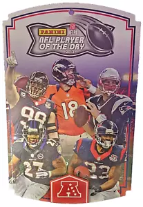 2013 PANINI NFL PLAYER OF THE DAY PROMOTIONAL PLAQUE / SIGN-NOS-RARE STORE SIGN - Picture 1 of 3