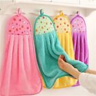 Kitchen Accessories Dishcloths Absorbent Cloth Hanging Wipe Soft Hand Towel