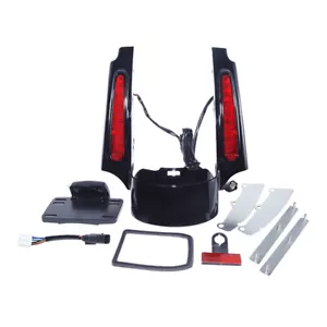 Rear Fender Extension Fascia W/ LED Light For Harley Touring Street Glide 09-13 - Picture 1 of 13