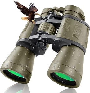 BUSHNELL POWERVIEW 20X50 BINOCULARS CAMO WATERPROOF INSTAFOCUS NEW - Picture 1 of 9