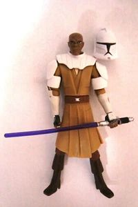 STAR WARS MACE WINDU 187th CLONE TROOPER ARMOR MANDALORIAN HELMET VARIANT RARE! - Picture 1 of 2