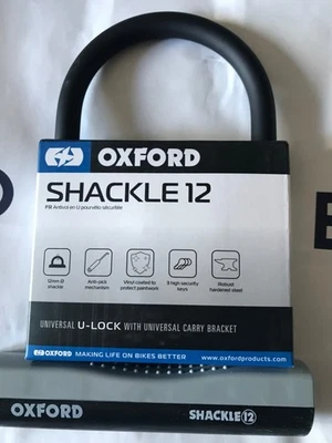 Oxford Shackle 12 Universal Lock with 3 keys  - Image 1 of 4