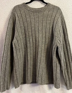 GAP Damen XXL grau 100% Lammwolle Rippstrick Rundhals Pullover Pulli LESEN - Bild 1 von 8