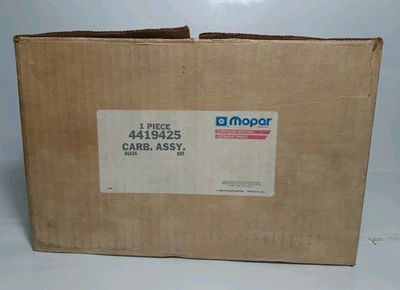 NIB Mopar OEM Holley 4419425 Dodge Charger 2.2L 1987 Carburetor 2 BBL Deadstock - Image 1 of 4
