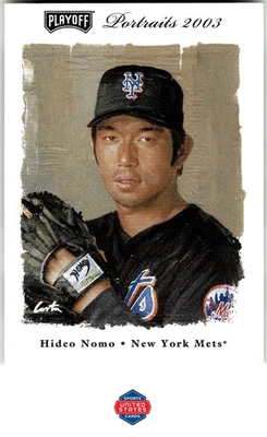 2003 Playoff Portraits #140 Hideo Nomo - Image 1 of 2