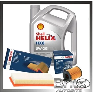 SERVICE KIT for Citroen C4 Grand Picasso 1.6 HDi - Bosch Filters Set + Shell Oil - Picture 1 of 4