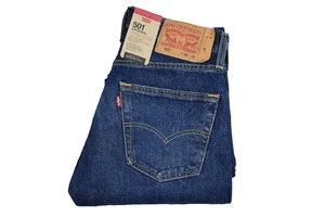 Levis 501 Jeans Uomo Levi's 28x32 Pantaloni regular Denim 42 Gamba Dritta - Foto 1 di 10
