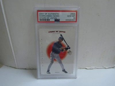 PSA 10 2001 SP Autêntico #RS5 Ichiro Hideo Nomo Estrelas do Japão - Imagem 1 de 2