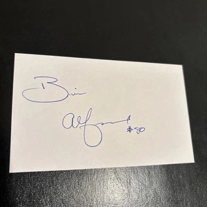 Brian Alford (Purdue ‘97 All-Amer. WR) ‘98 New York Giants, signed in 2004 - Picture 1 of 2