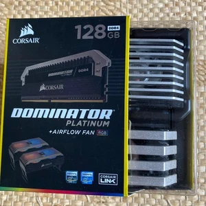 Corsair Dominator Platinum 128GB DDR4 2400MHz + Airflow Lüfter CMD X4M8A2400C14 - Bild 1 von 5