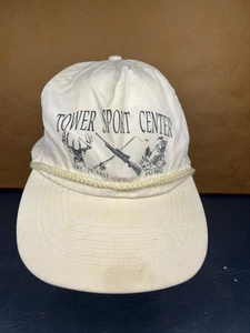 Vintage Tower Sport Center Hunting Fishing Paris Tennessee Strapback Hat Buck - Picture 1 of 8