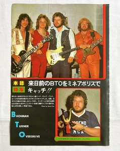 Bachman Turner Overdrive BTO Chicago JAPAN 1976 Magazinausschnitt 2-seitig - Bild 1 von 2